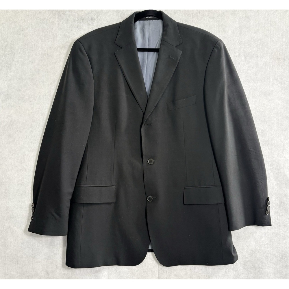 HUGO BOSS Men Scorsese Movie Blazer Sz 42R Black Business Career Classic Style